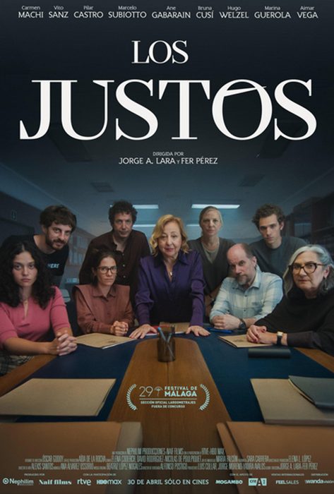 cartel Los justos